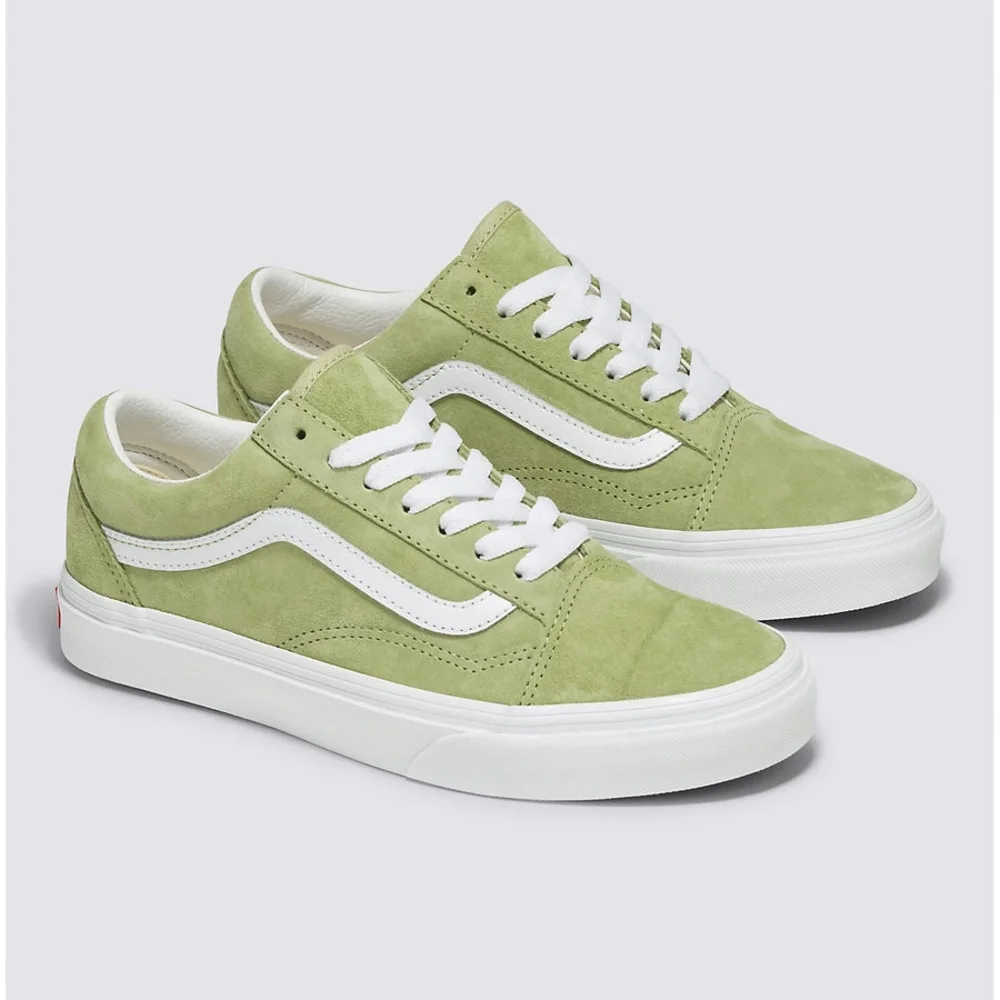 Old Skool Winter Pear Suede Leather Lace-Up Sneakers Size 8